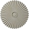 Ekena Millwork Shakuras Ceiling Medallion (For Canopies up to 5 3/4"), 33 7/8"OD x 2"P, Pot of Cream Crackle CM34SHPCC - alternate 1